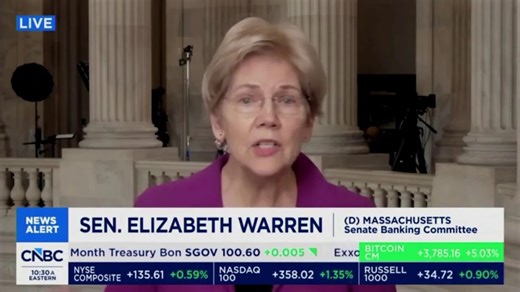 Warren confronted by CNBC host on saying Graham Platner was her 'kind of man'