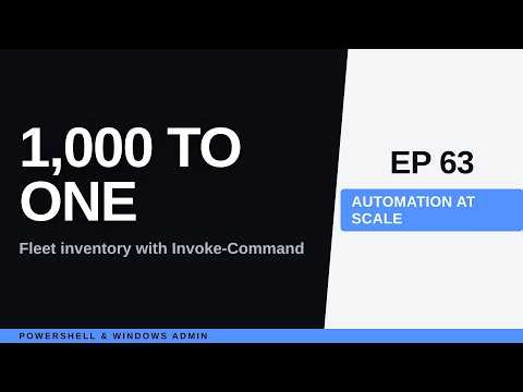 PowerShell Inventory Script: 1,000 Machines, One Report