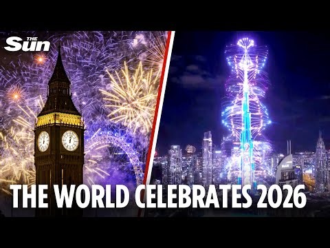 The best New Year's 2026 fireworks & celebrations from around the world