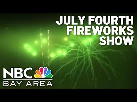 Replay: San Francisco's Fourth of July fireworks show over Golden Gate Bridge