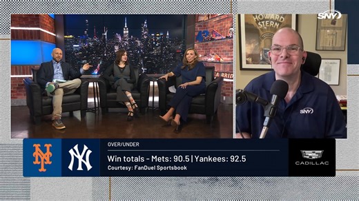 What do you think of the Mets' and Yankees' over/under win totals? And are the Mets or Yankees closer to a title? Maggie Gray, Laura Albanese, Jon Hein and Sal Licata discuss on BNNY: ➡️ NY Tri State Cadillac | SNY