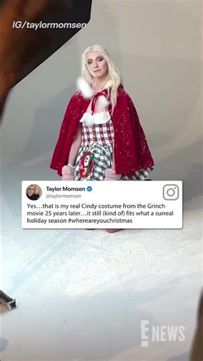 We are here for the Cindy Lou Who revival. 🙌 (🎥: IG)