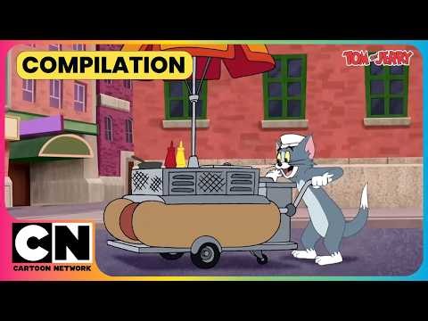 Tom Enters the Business World!🌭💼| Tom and Jerry😺🐭| Funny Cartoon😂| @cnindia​