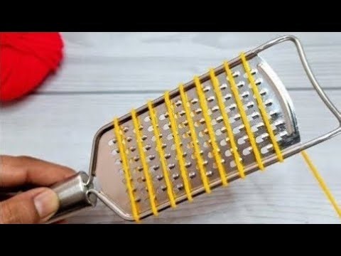5 Superb Woolen Yarn Flower making ideas with Kitchen Accessories | Easy Sewing Hack