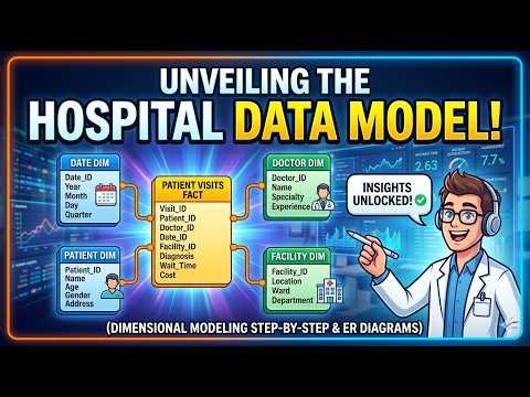 Hospital Data Modeling & Data Warehousing | Dimensional Model Step-by-Step