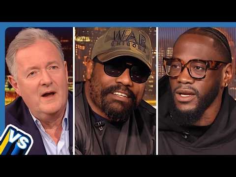 "We'll Beat The S*** Outta YOU!" Piers Morgan Called a ****! Deontay Wilder & Derek Chisora