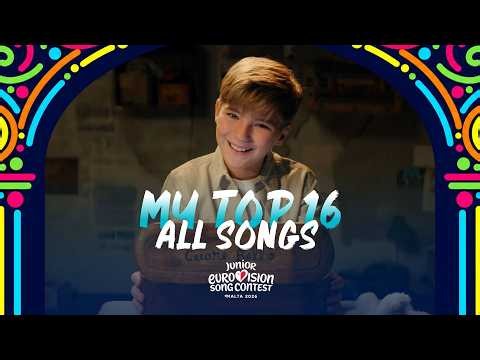 Junior Eurovision 2026: My Top 16 | All Songs