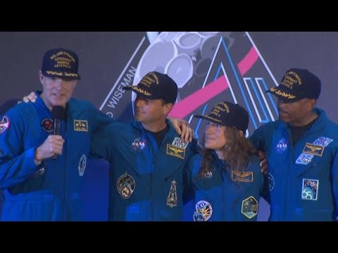 Artemis II astronauts speak publicly for first time since successful moon mission