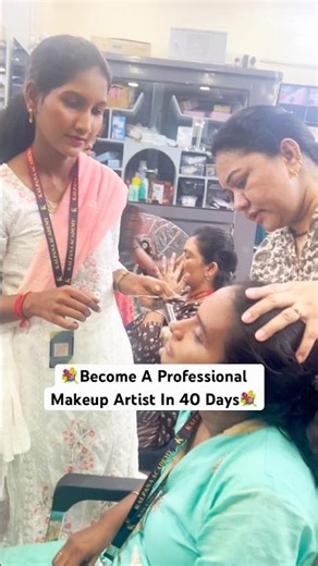 Bridal Makeup Master Course In 40 Days💐 || #shorts || Kalpana Academy