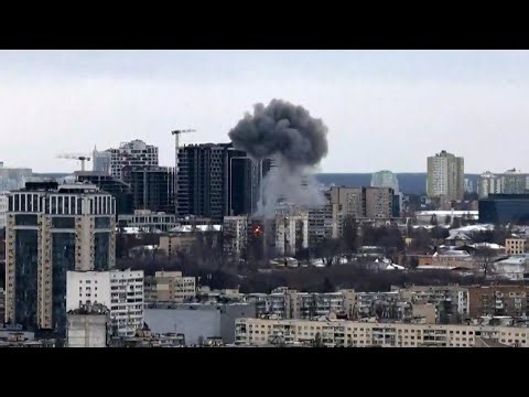 Russia launches massive attack on Kyiv with drones, missiles ahead of Trump-Zelenskyy meeting