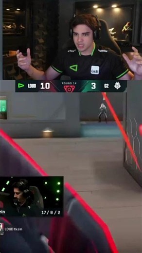 REAÇÃO DOS STREAMERS COM O TK AMASSANDO A G2! #valorant #valorantclips #vct #insaneclips