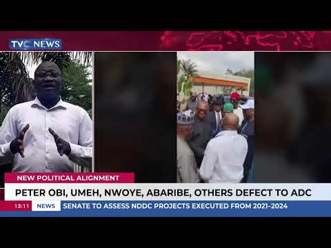 Peter Obi, Umeh, Nwoye, Abaribe, Others Defect To ADC