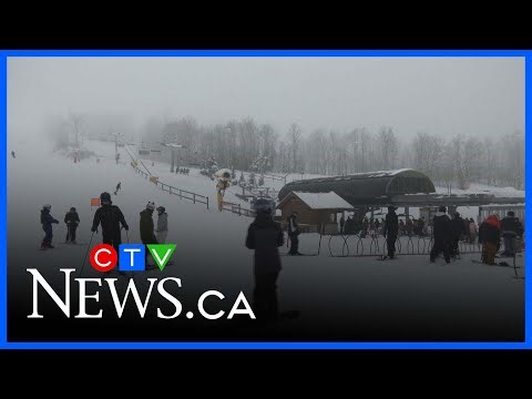 Unpredictable weather still sees high turnout on the slopes