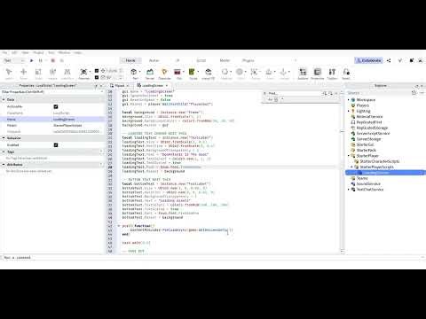 Free Loading Screen Script