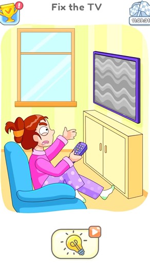 Fix the TV 📺 – DOP 5 | Delete One Part! 😱 #shorts