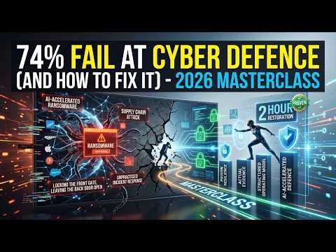 Why 74% of Organisations Fail at Cyber Defence (And How to Fix It) - Cyber Risk 2026 Masterclass