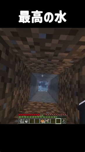 最高の水分補給のやり方 #minecraft #マイクラ #マインクラフト