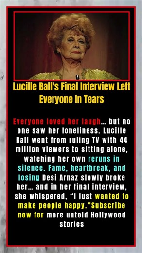 Lucille Ball's Final Interview Left Everyone In Tears