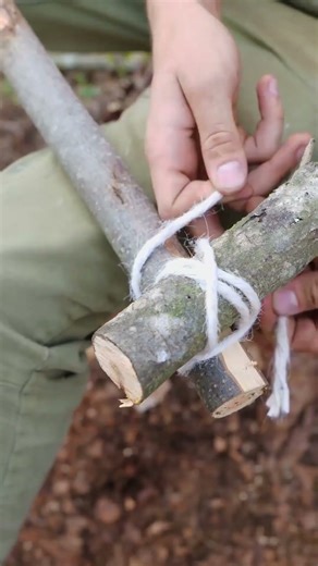 DIY forest backpack for the wild 🌲🎒 #outdoor #gear