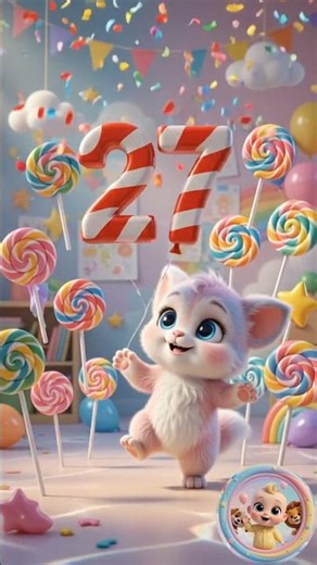 Learn Numbers 1–30 with 3D Cartoons! 🐼🐶 #3DAnimation #CountingForKids #EarlyLearning