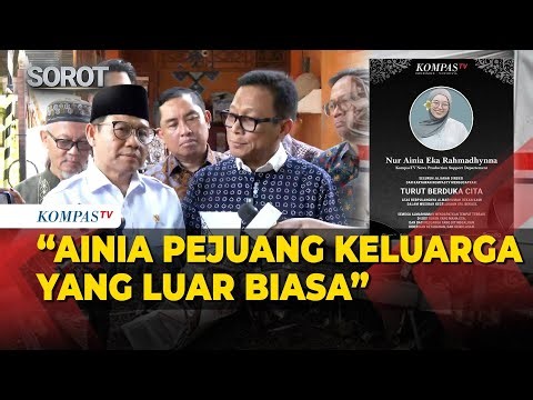 Duka Mendalam! Muhaimin Iskandar Serahkan Hak Sosial Nur Ainia, Korban Laka Kereta