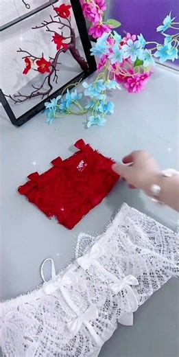 Red & White Lingerie Haul 🎀💗 | Cute & Trendy Women's Fashion #Shorts