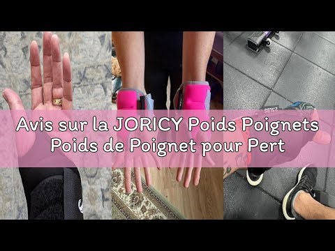 Avis sur la JORICY Poids Poignets Poids de Poignet pour Perte de Poids, Remise en Forme, Exercice, M