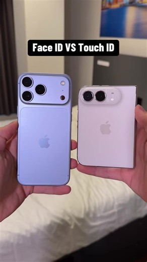 Face ID on the iPhone 18 Pro Max VS Touch ID on the iPhone Duo - which one do you prefer? 👀 #apple #iphoneduo #iphonetricks #iphone18pro #techtok