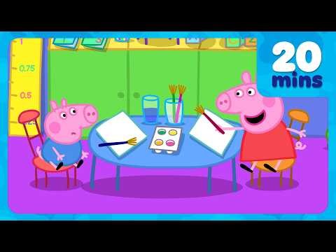 George Joins Peppa at PLAYGROUP! 🐷  Peppa Pig Full Episodes | 20 Minutes