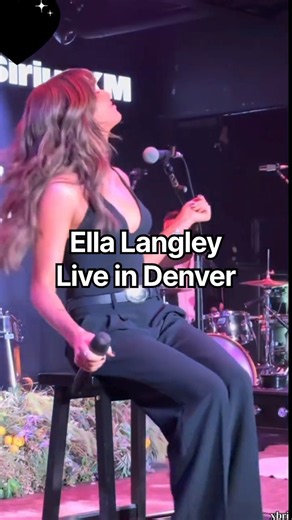 “Be Her” just hits different from the front row ❤️ Ella Live in Denver #ellalangley #fashion