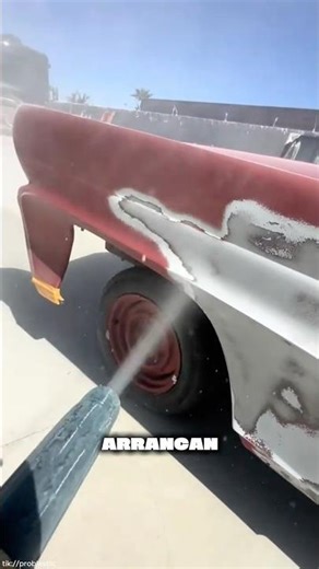 This is how they remove rust and paint in seconds (the secret of sandblasting) 😳