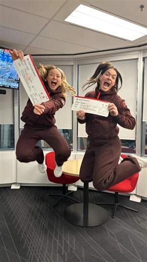 The dream just became real 🇨🇦 Renata Fast and Blayre Turnbull are headed to the Milano Cortina 2026 Olympic Winter Games. Our women’s hockey team is on its way to Milano Cortina with our official airline partner, @aircanada. ✈️🔥