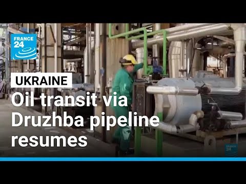 Ukraine to restart oil flows via Druzhba pipeline, potentially unblocking EU's loan • FRANCE 24