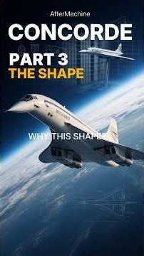 Why Concorde Looked So Strange| The Shape of Mach 2 #automotivehistory #automobile #concorde