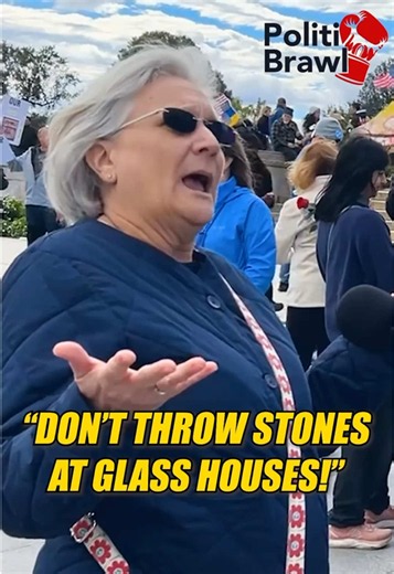 No Kings protester slams Trumps history with women, stumped by one question: “Did you vote for Bill Clinton?”