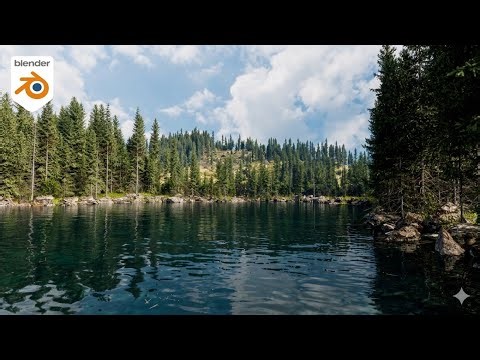 Creating A Spruce Tree Environment In Blender #blender3d #cgart #environment 