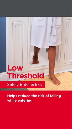 Enjoy luxury & safety with a walk-in tub :shower: Features include Quick Drain, hydrotherapy, aromatherapy, easy controls & more! | American Standard Remodel