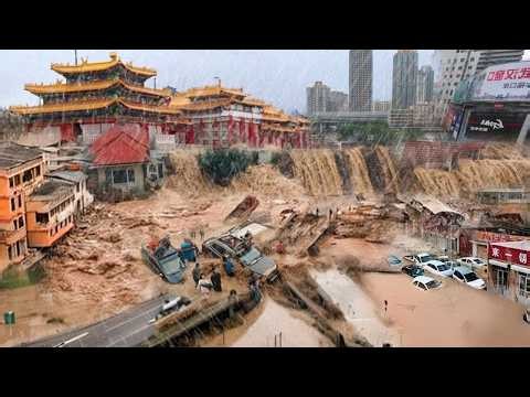 China Devastated: Dam Failure Submerges Villages, 39 Dead, Thousands of Animals Lost in Guangxi.
