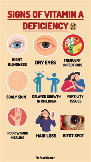 Signs of Vitamin A Deficiency You Should Never Ignore | Symptoms, Causes & Health Effect #healthtips
