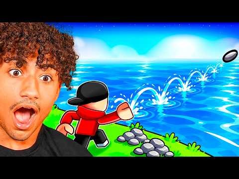 We SKIPPED ROCKS in Roblox..