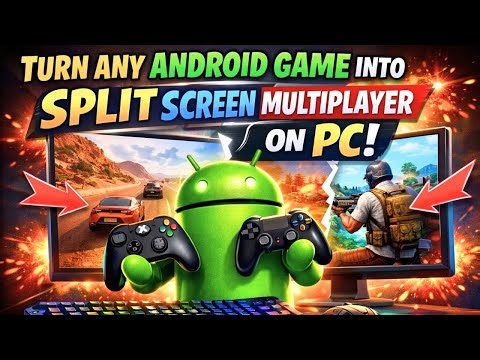 Turn Any Android Game into Split Screen Multiplayer on PC