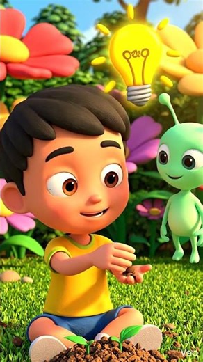 Alien & Ben Plant a Seed 🌱👽👦✨ | Grows into Big Tree 🌳 | Cute Clay Animation for Kids