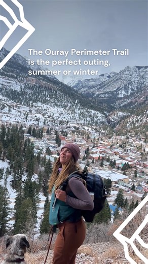 Visit Ouray CO on Instagram: "The Perimeter Trail is one of the most accessible hikes around Ouray. In 6 miles, it wraps around town, linking waterfalls, steep canyon walls, and big alpine scenery into an unforgettable loop. With 12 separate entrances, you can hike just a section or the whole trail, or pop into town for lunch midway. ⚠️ If you're checking out the Perimeter Trail in the winter, microspikes and poles are helpful and recommended, as some sections of the trail are steep and icy! Com