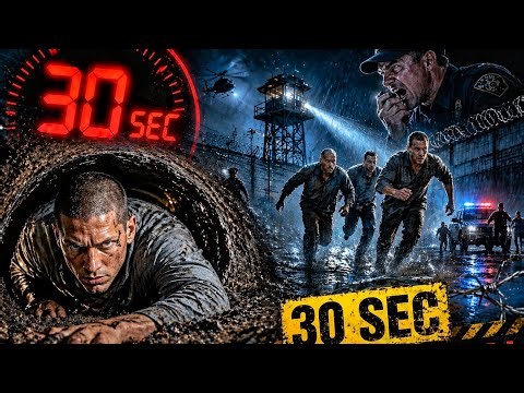 History Ka Sabse Khatarnak Jail Break |Sirf 30 Second Me Hua Full Escape | Prison Break (2005) Movie
