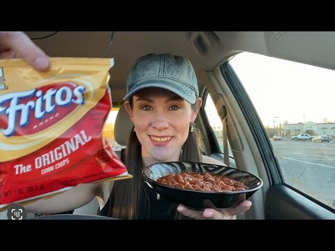 ASMR In the Car | Homemade Chili & Crunchy Fritos (Friday Night Parking Lot)
