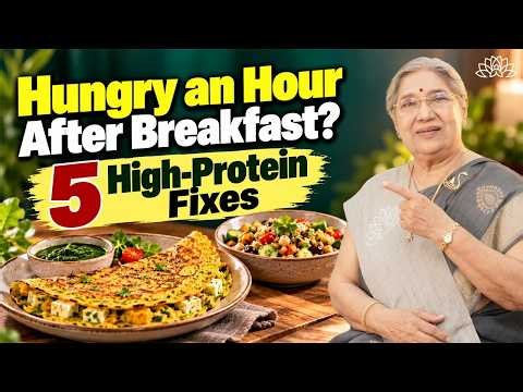 5 High-Protein Vegetarian Breakfasts for Weight Management | Dr. Hansaji