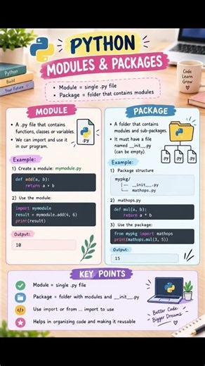 🐍 Python Modules & Packages Explained | Python Tutorial for Beginners