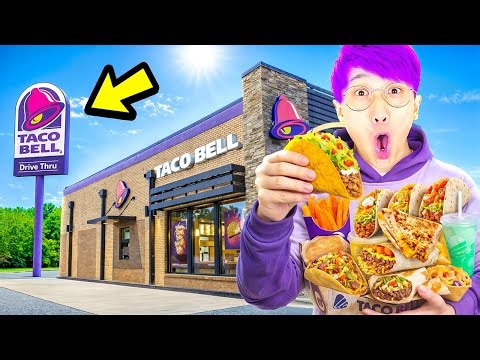 WE ATE EVERYTHING AT TACO BELL!? (ENTIRE TACO BELL MENU CHALLENGE!)