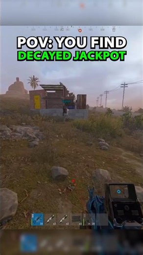 Decayed Jackpot 🤑 #disfigure #rust #shorts