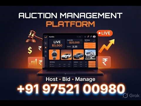Best Auction Management Platform | Smart Online Bidding & Auction Marketplace System